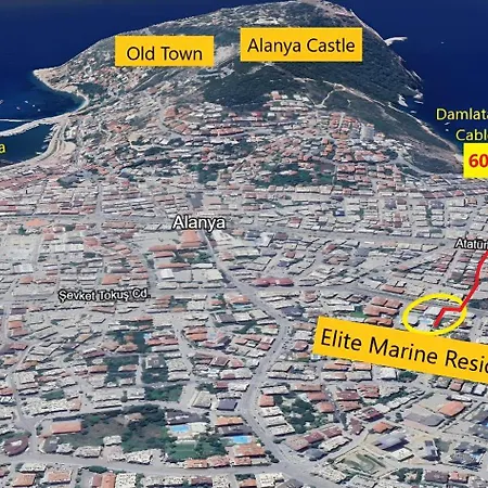 Elite Marine - Cleopatra, Center Lejlighed Alanya